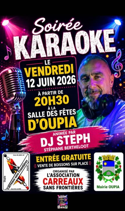 KARAOKE OUPIA 12 JUIN