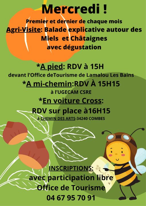 LAMALOU VISITE LE RUCHER DES ARTS