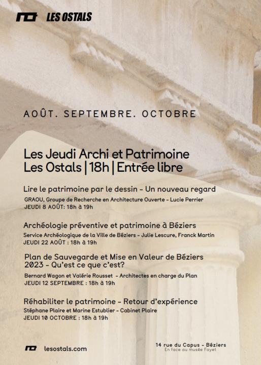 Les Jeudis Archi & Patrimoine