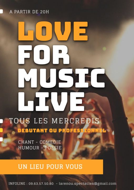 Love for music live