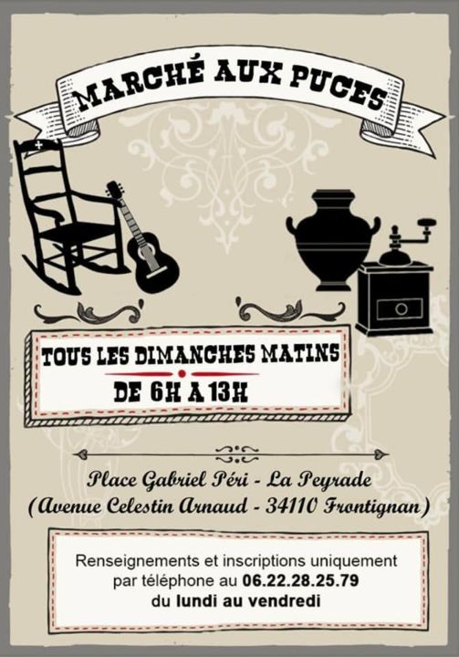 MARCHE AUX PUCES FRONTIGNAN