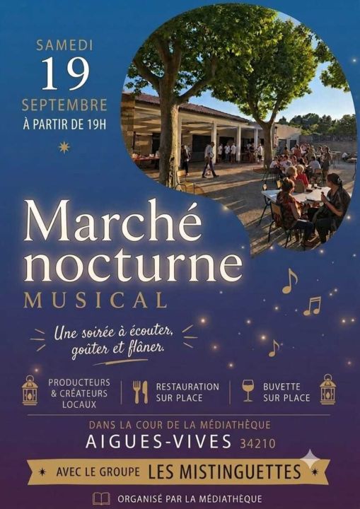 Marche nocturne Aigues vives - FMA-190926