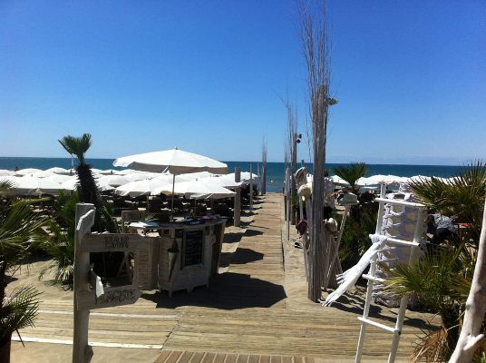 Restaurant de plage Bianca Beach au Cap d'Agde