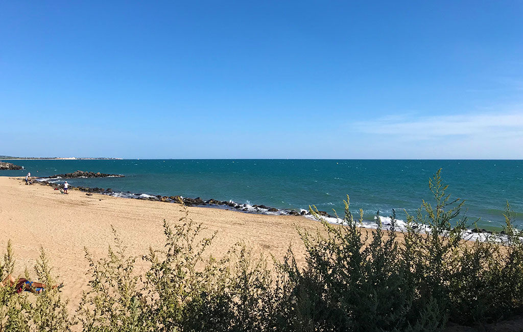 Plage Sainte-Geneviève à Vias