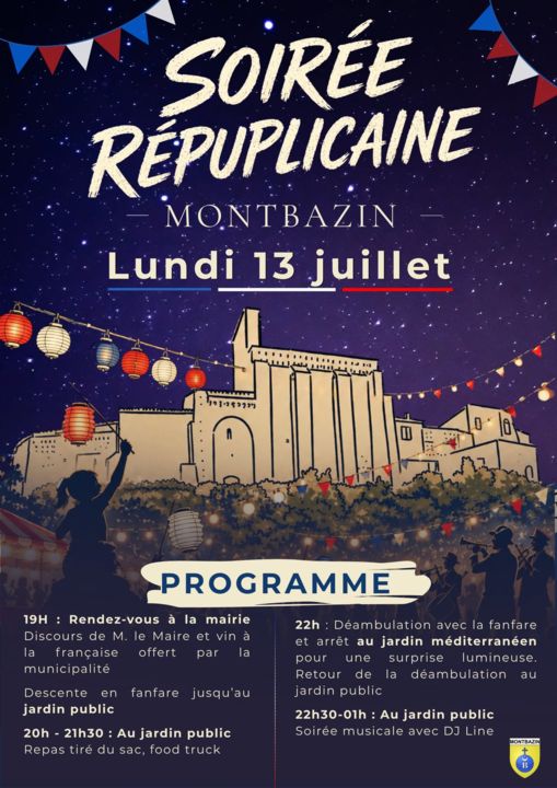 SOIREE REPUBLICAINE MONTBAZIN