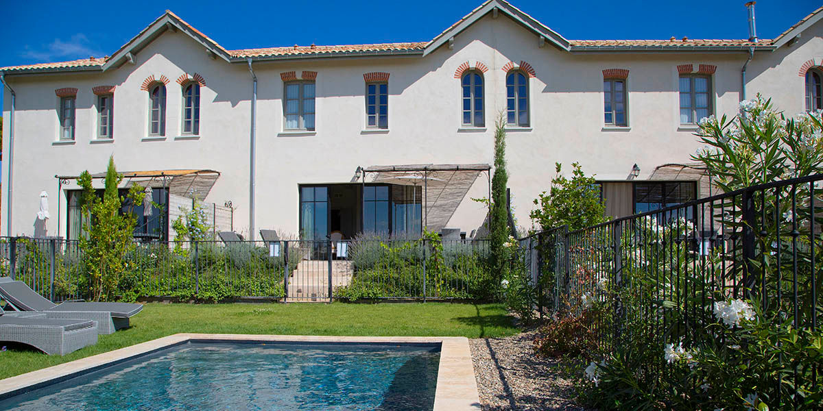 Saint Pierre de Serjac La Maison-des-Vignerons-Piscine