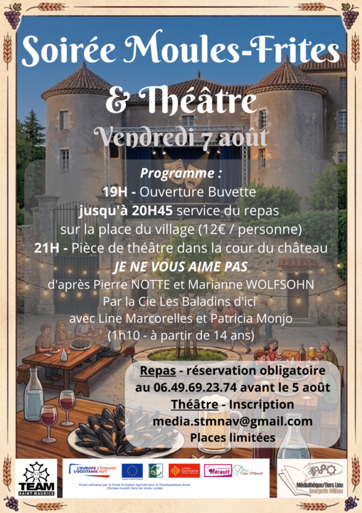 Moules frites et théâtre