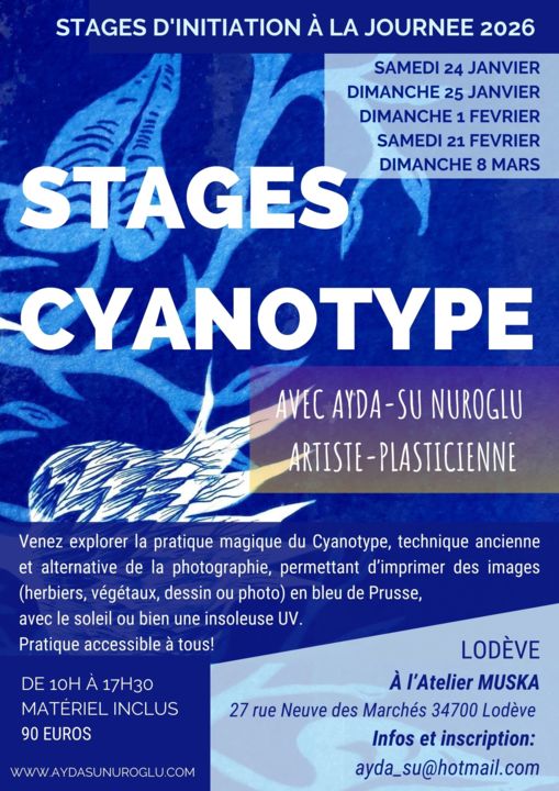 Stage Cyanotype