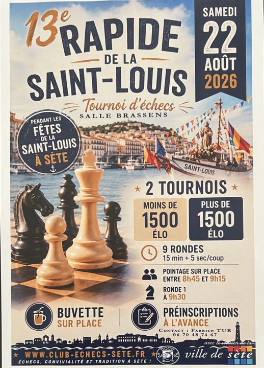 TOURNOI D'ECHEC SAINT LOUIS