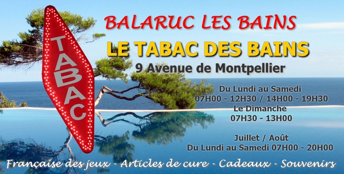 Tabac des Bains Balaruc-les-Bains