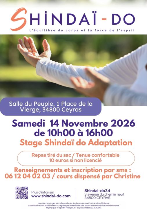 Shindaï-do , l'équilibre du corps et la force de l'esprit.