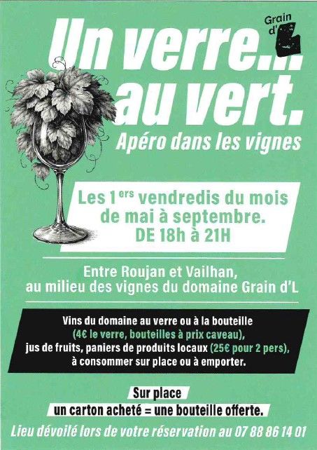 Un verre au vert