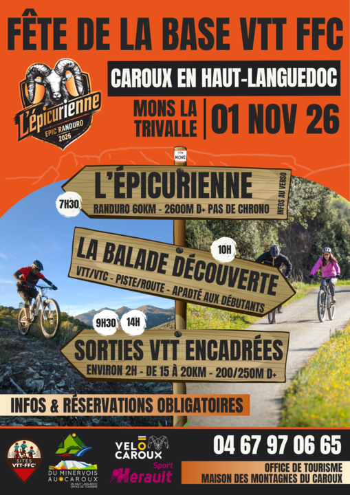 Affiche - Fête de la base VTT - FMA-011126