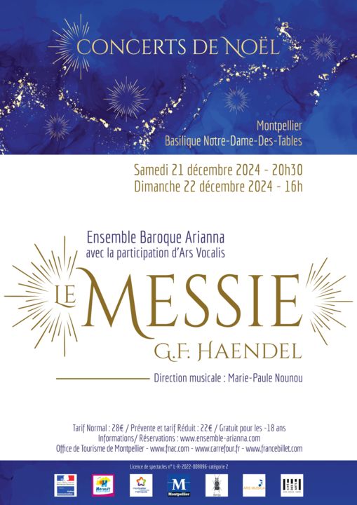 CONCERT DE NOËL: LE MESSIE DE HAENDEL