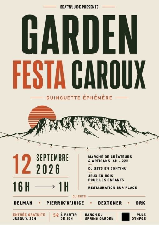 Visuel Garden Festa Caroux