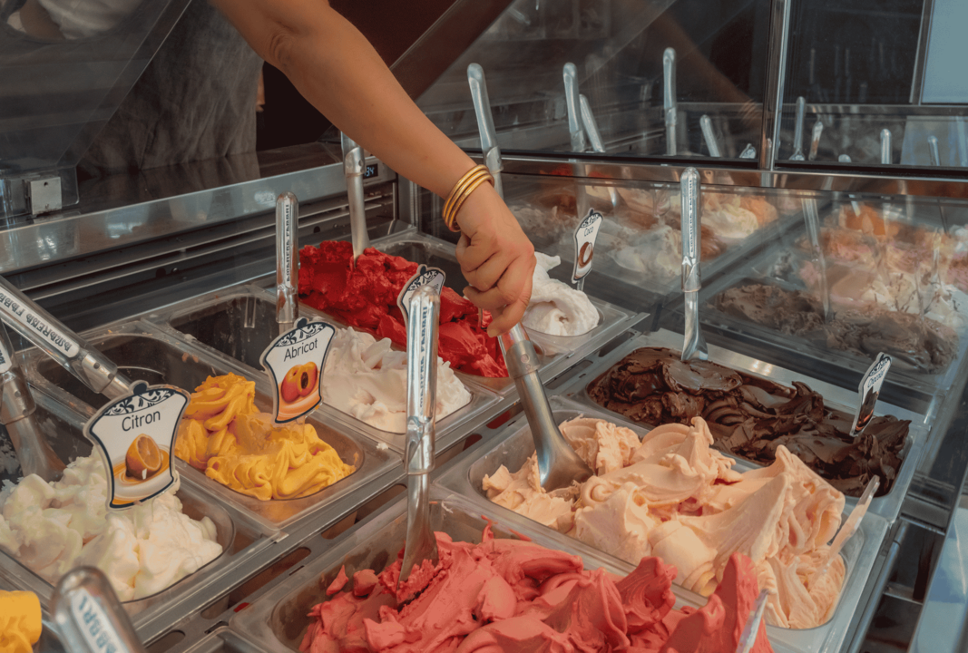 Vitrine de Sorbets Maison Padova