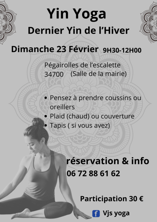 Yin yoga de l'hiver