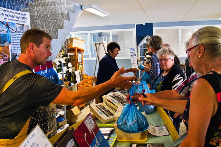 Yvan et Karine Caussel à la vente
