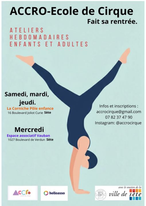 affiche école de cirque ACCRO 2026-207