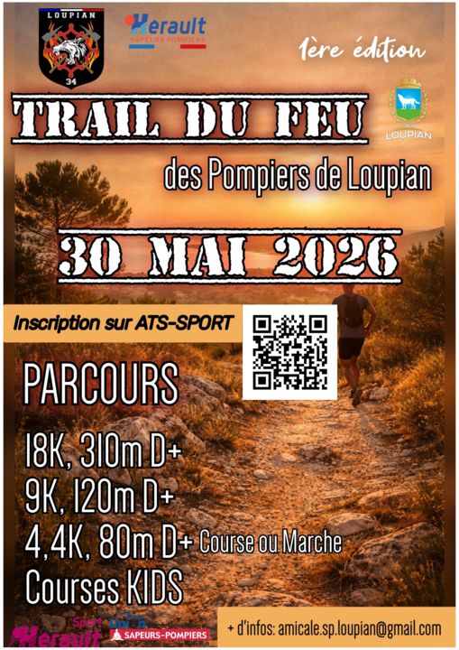 AFFICHE TRAIL DU FEU