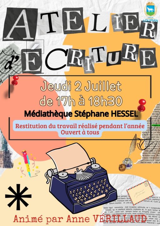 ATELIER D’ÉCRITURE