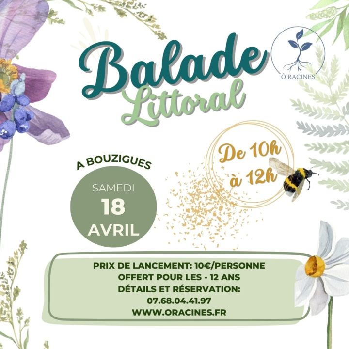 BALADE BOTANIQUE SUR LE LITTORAL DE BOUZIGUES