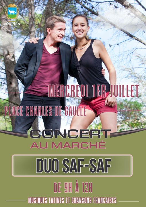 CONCERT AU MARCHÉ : SAF-SAF