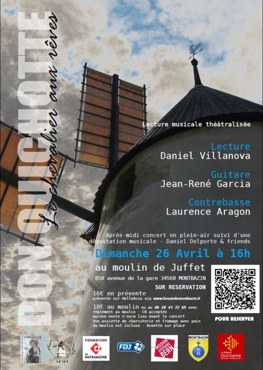 CONCERT : DON QUICHOTTE AU MOULIN DE JUFFET