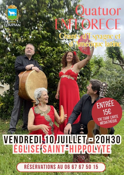 | CONCERT : QUATUOR ENFLORECE