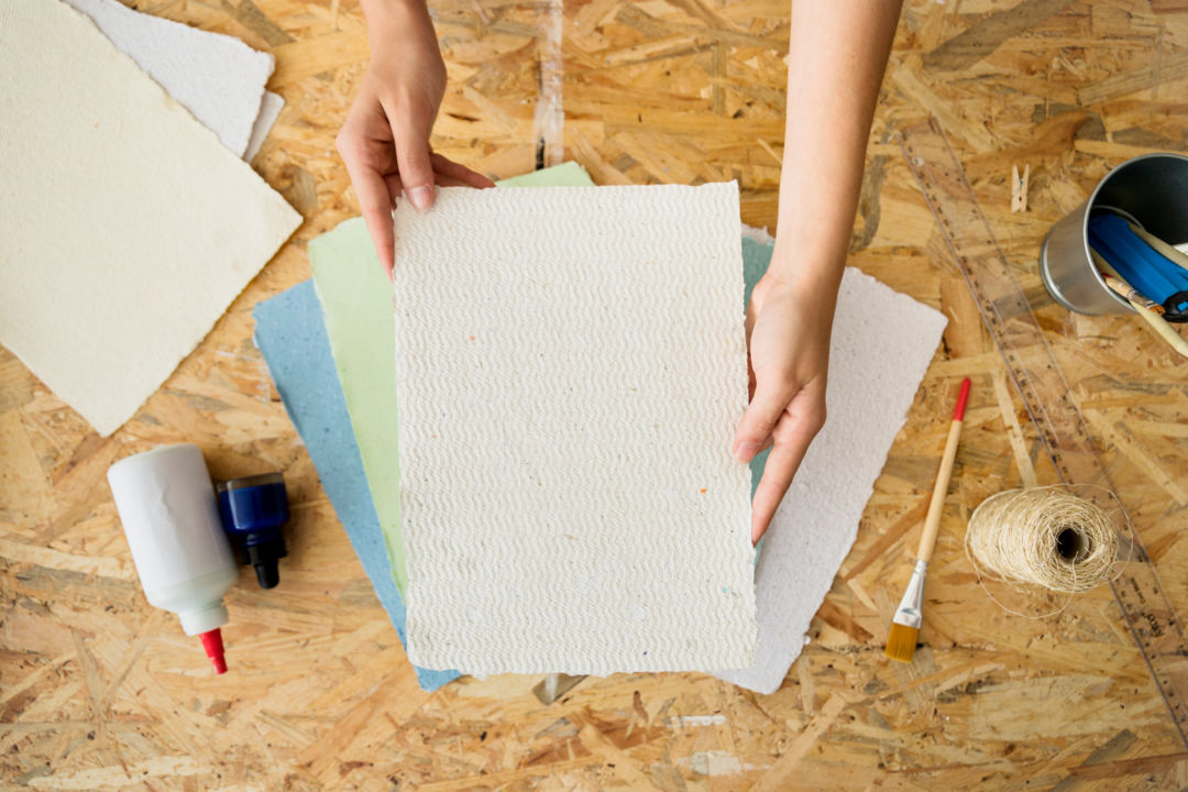 Atelier papier recyclé