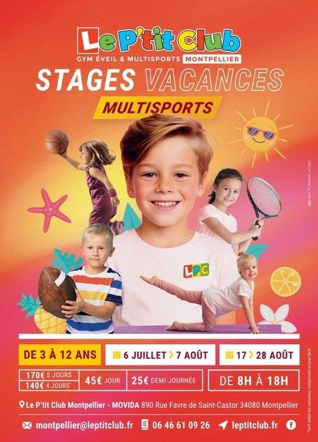 Stages vacances d'été