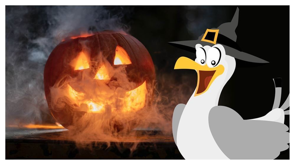 Pérette la mouette Halloween