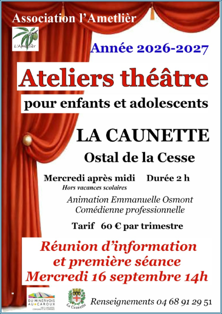 Ateliers théatre - La Caunette - FMA-26/27
