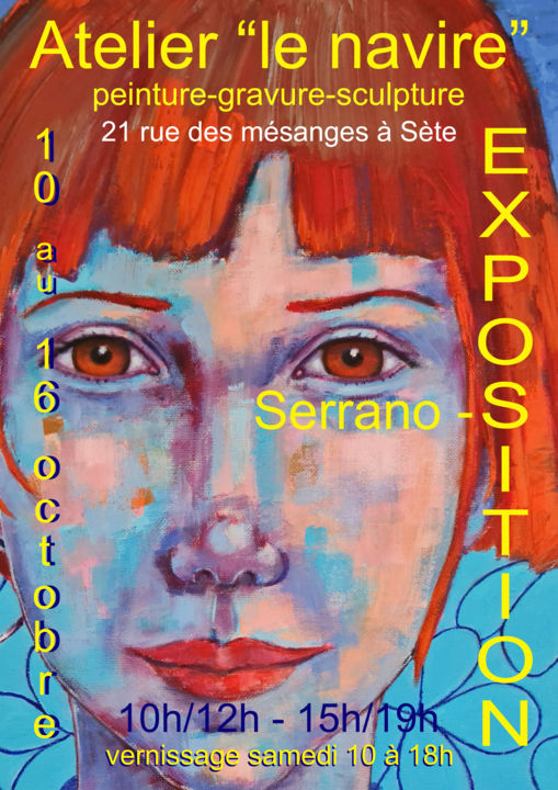 Exposition Serrano Atelier Le Navire Peinture Gravure Sculpture