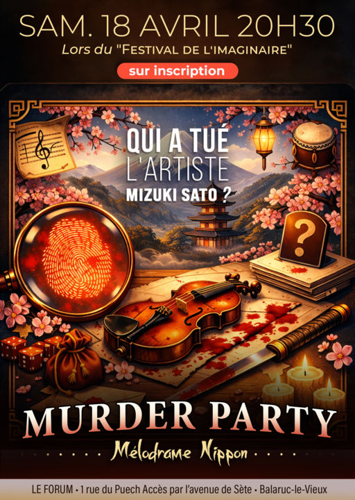 MURDER PARTY DU FESTIVAL DE L'IMAGINAIRE