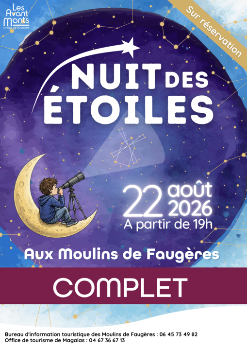Nuit des étoiles - nuit étoiles complet