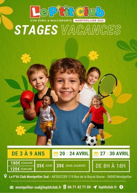 stages Vacances