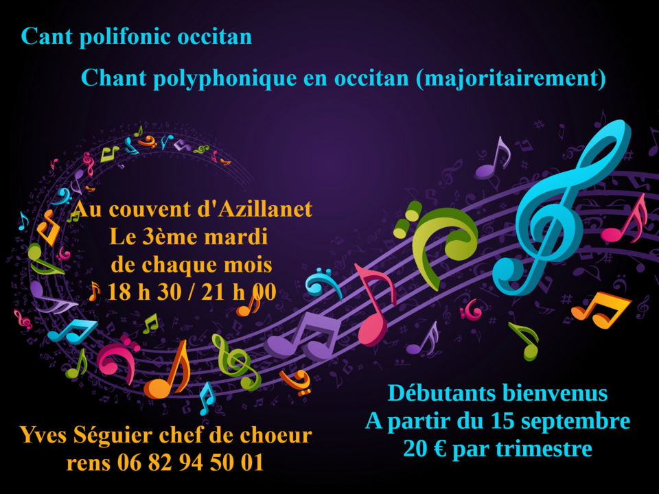 CHANTS POLYPHONIQUES OCCITAN- COUVENT AZILLANET 2026