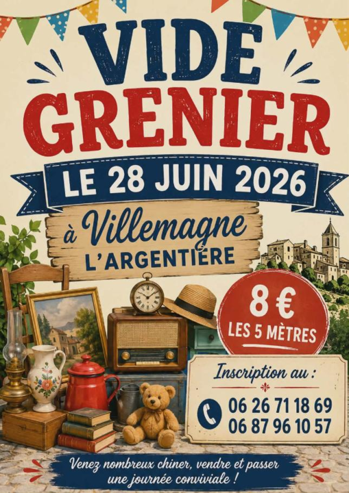 vide grenier 28 juin