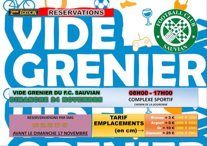 vide grenier sauvian