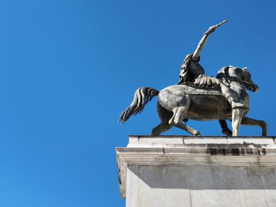 Statue équestre de Louis XIV