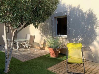 Location Appartement Bouzigues - Rez-de-Jardin Climatisé avec Terrasse et Jardin_8