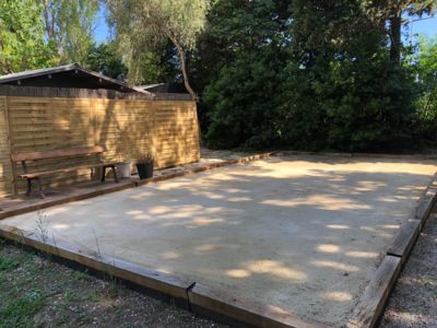 Terrain de pétanque