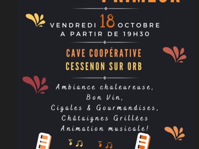 SOIRÉE PRIMEUR Le 18 oct 2024