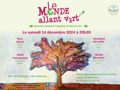 SPECTACLE MUSICAL - LE MONDE ALLANT VERS PAR MARC HÉVÈA Le 14 déc 2024