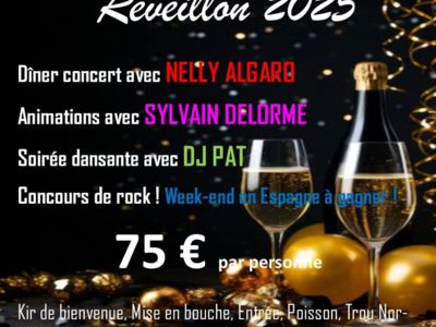 RÉVEILLON DE LA SAINT-SYLVESTRE - LA GUINGUETTE DE SYLVAIN Le 31 déc 2024