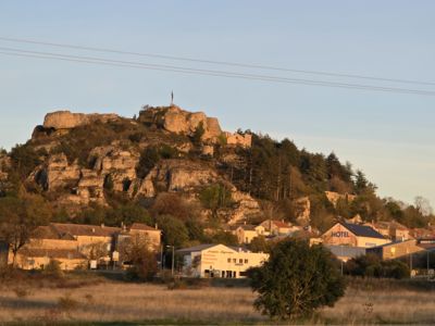 Vue sur le Roc Castel