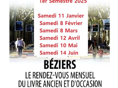 LES ALLEES DU BOUQUIN Du 11 janv au 14 juin 2025