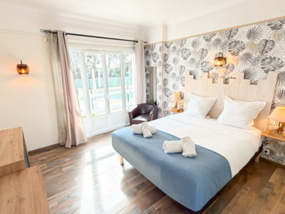 Hôtel Les Rocailles à Montagnac - Chambre confort - PMR_11