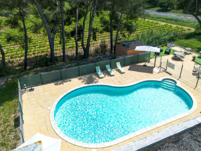 Hôtel les Rocailles à Montagnac - La piscine_3
